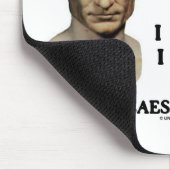 ヴェニ、ヴィディ、ヴィチ-私、来見た、私は征服した マウスパッド (コーナー)