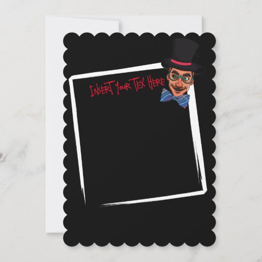 ヴェネカスタムツィア60thでトファトとの彫刻 招待状 (裏面)