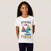 ヴェネタでボートを漕ぐ Tシャツ (正面フル)