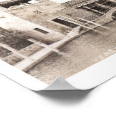 ヴェネチアカジノ、コーラルゲーブルズ、フロリダヴィンテージ ポスター (角)