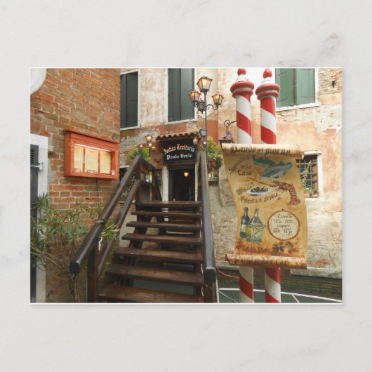 ヴェネチアレストラン ポストカード (正面)