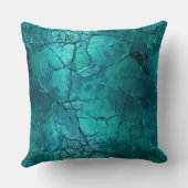 ヴェネチアンマスカレードマスクターコイズグラウンド クッション (裏面)