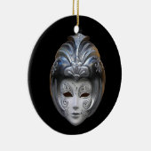 ヴェネチアンマスクオーナメント セラミックオーナメント (右)