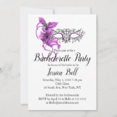 ヴェネチアンマスクバチェロレッテ招待状 招待状 (正面)