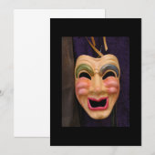 ヴェネチアンマスク招待状 招待状 (正面/裏面)