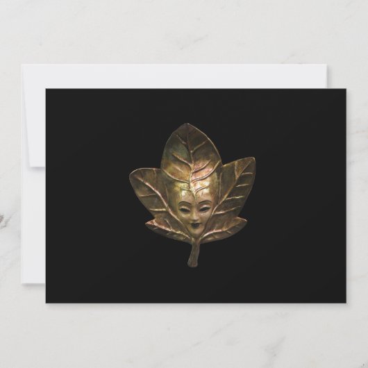 ヴェネチアンマスク招待状 招待状 (正面)