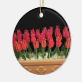 ヴェネチアンムラノガラスバラオーナメント セラミックオーナメント (左)