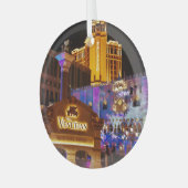 ヴェネチアンラスベガスデコレーション夕べライト ガラスオーナメント (正面左)