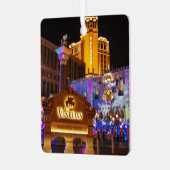 ヴェネチアンラスベガスデコレーション夕べライト メタルオーナメント (正面左)