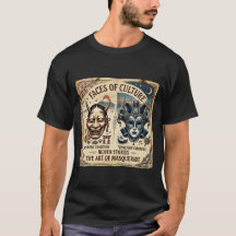 ヴェネチア日本マスクアーティスティックTシャツ
