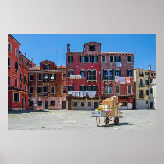 ヴェネツィアでの箱の配達 ポスター (正面)