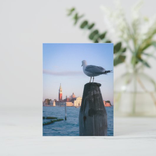 ヴェネツィアでゴンドラを探して ポストカード (スタンド正面)