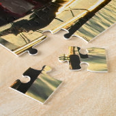 ヴェネツィアとゴンドラ、教会/建築イタリア ジグソーパズル (側面)