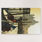 ヴェネツィアとゴンドラ、教会/建築イタリア ジグソーパズル (横)