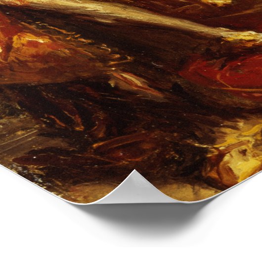 ヴェネツィアのオセロとデズデモナ, 1850 ポスター (角)