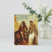 ヴェネツィアのオセロとデズデモナ， 1850 ポストカード (スタンド正面)