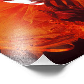 ヴェネツィアのカーニバルでオレンジ色のハーレクイン フォトプリント            (角)