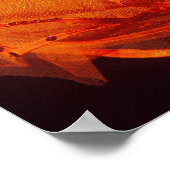 ヴェネツィアのカーニバルでオレンジ色のハーレクイン ポスター (角)