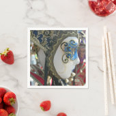 ヴェネツィアのカーニバルマスク スタンダードカクテルナプキン (インサイチュ)