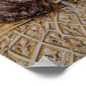 ヴェネツィアのカーニバル衣装のカップル ポスター (角)