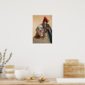 ヴェネツィアのカーニバル衣装のカップル ポスター (キッチン)