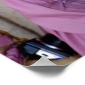 ヴェネツィアのカーニバル衣装のカップル ポスター (角)