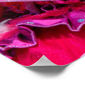 ヴェネツィアのカーニバル衣装を着たグループ ポスター (角)