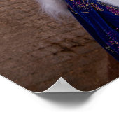 ヴェネツィアのカーニバル衣装を着て ポスター (角)