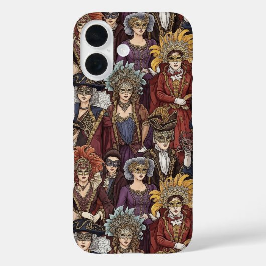 ヴェネツィアのカーニバル Case-Mate iPhoneケース (裏面)