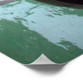 ヴェネツィアのグランドカナルのゴンドラ ポスター (角)