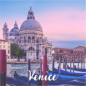 ヴェネツィアのゴンドラと教会を持つグランドカナル シール (正面)