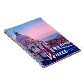 ヴェネツィアのゴンドラと教会を持つグランドカナル ノートブック (右側)