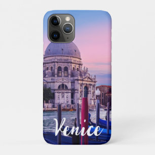 ヴェネツィアのゴンドラと教会を持つグランドカナル iPhone 11 PROケース