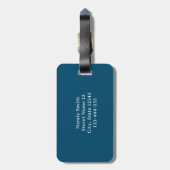 ヴェネツィアのゴンドラ旅行 ラゲッジタグ (裏面縦)