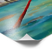 ヴェネツィアのゴンドラ フォトプリント            (角)