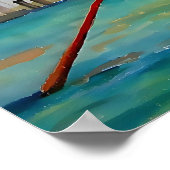 ヴェネツィアのゴンドラ ポスター (角)