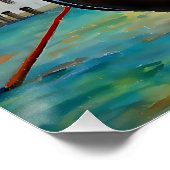 ヴェネツィアのゴンドラ ポスター (コーナー)