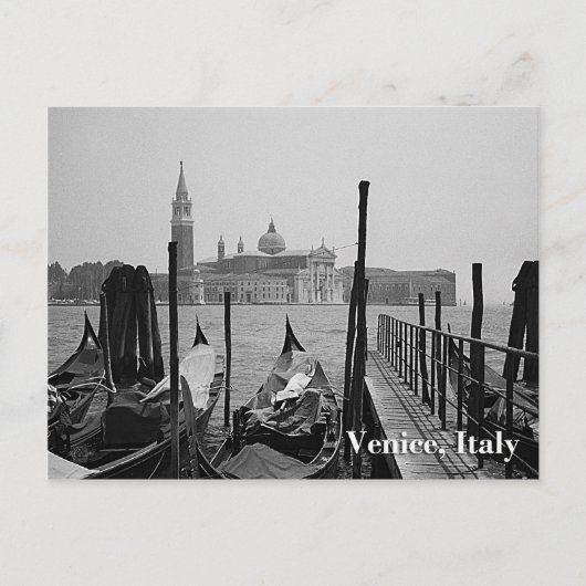 ヴェネツィアのゴンドラ ポストカード (正面)