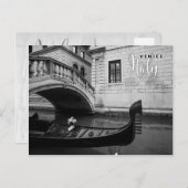 ヴェネツィアのゴンドラ ポストカード (正面/裏面)