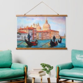 ヴェネツィアのゴンドラ 吊り下げ型タペストリー