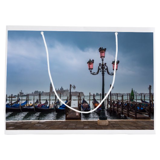 ヴェネツィアのサンジョルジョマグジョア島へ ラージペーパーバッグ (裏面)