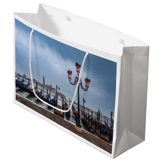ヴェネツィアのサンジョルジョマグジョア島へ ラージペーパーバッグ (正面アングル)