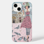 ヴェネツィアのハトの女の子 | Iphone 7 plusケース Case-Mate iPhoneケース (裏面)