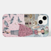 ヴェネツィアのハトの女の子 | Iphone 7 plusケース Case-Mate iPhoneケース (裏面 (横))