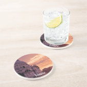 ヴェネツィアのバシリカ上空の夕日 コースター (側面)