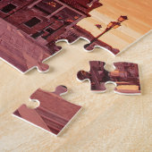 ヴェネツィアのバシリカ上空の夕日 ジグソーパズル (側面)