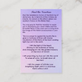 ヴェネツィアのパウロ 名刺 (裏面)