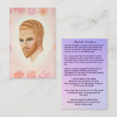 ヴェネツィアのパウロ 名刺 (正面/裏面)