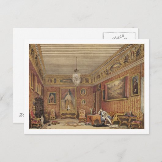 ヴェネツィアのパラッツォ・モセニゴにあるバイロンの部屋（p上にcあり） ポストカード (正面/裏面)