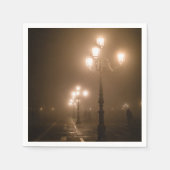 ヴェネツィアのフォギーピアッツァサンマルコ スタンダードカクテルナプキン (正面)